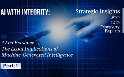 AI with Integrity – Part 1:  The Legal Implications of Machine-Generated Intelligence
