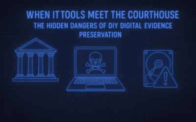 When IT Tools Meet the Courthouse: The Hidden Dangers of DIY Digital Evidence Preservation (Part 1 of 5)