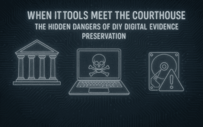When IT Tools Meet the Courthouse: The Hidden Dangers of DIY Digital Evidence Preservation (Part 2 of 5)