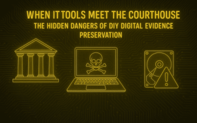 When IT Tools Meet the Courthouse: The Hidden Dangers of DIY Digital Evidence Preservation (Part 4 of 5)