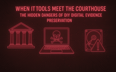 When IT Tools Meet the Courthouse: The Hidden Dangers of DIY Digital Evidence Preservation (Part 5 of 5)
