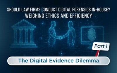 Should Law Firms Conduct Digital Forensics In-House? Weighing Ethics and Efficiency (Part 1 of 2)