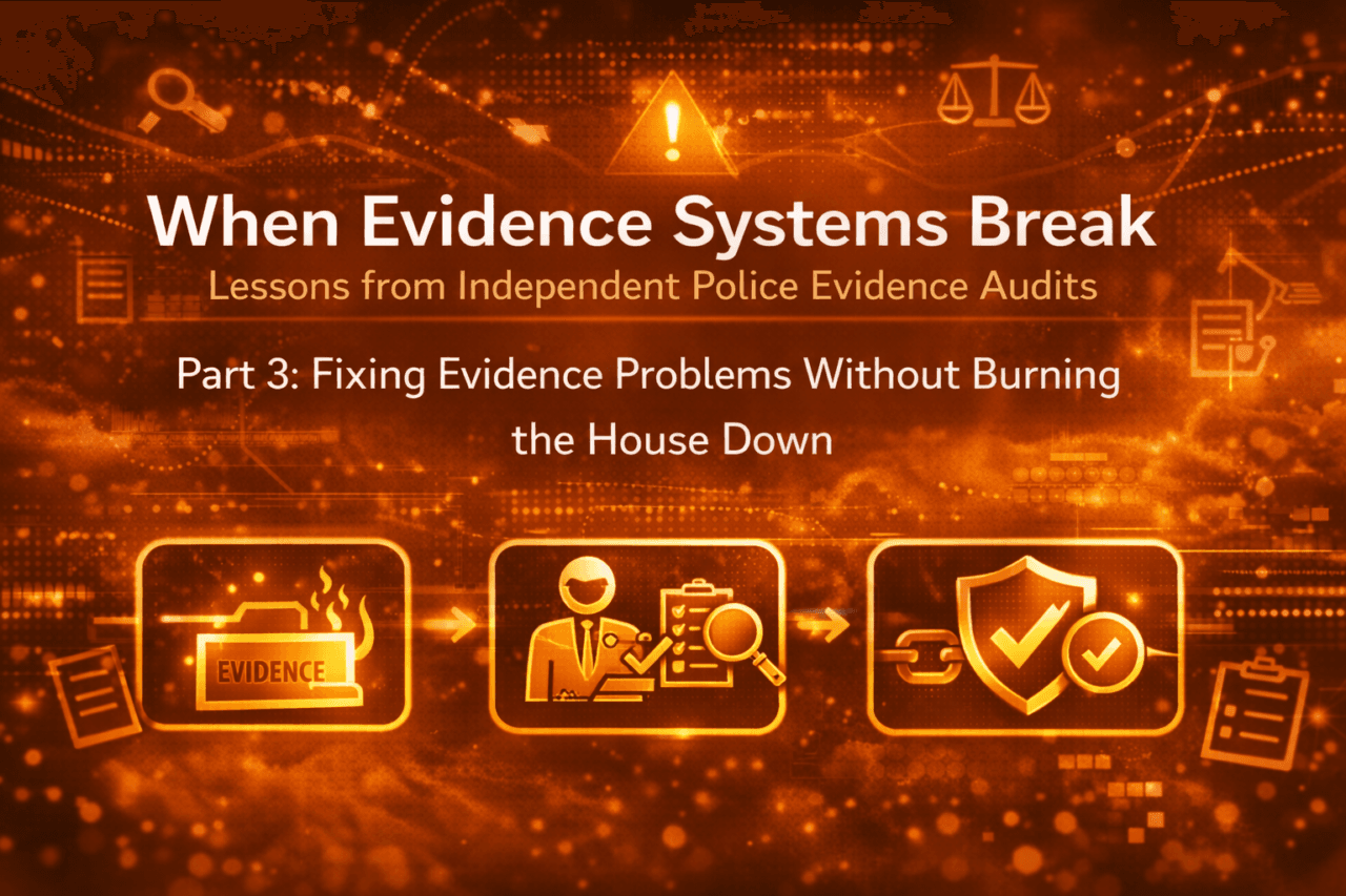When Evidence Systems Break: Lessons From Independent Police Evidence ...