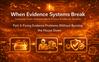When Evidence Systems Break: Lessons from Independent Police Evidence Audits – Part 3