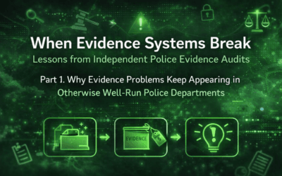 When Evidence Systems Break: Lessons from Independent Police Evidence Audits – Part 1
