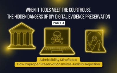 When IT Tools Meet the Courthouse: The Hidden Dangers of DIY Digital Evidence Preservation (Part 4 of 5)
