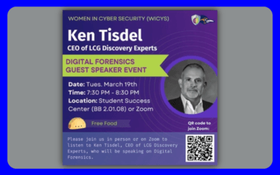 Our Team 33 Digital Forensics Guest Speaker Event